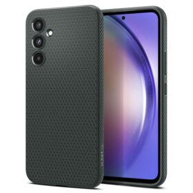 Kaitseümbris Liquid Air, Samsung Galaxy A54 5G, tumeroheline, Spigen