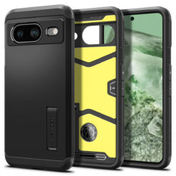 Kaitseümbris Tough Armor, Google Pixel 8, must, Spigen