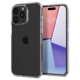Kaitseümbris Liquid Crystal, Apple iPhone 15 Pro Max, läbipaistev, Spigen