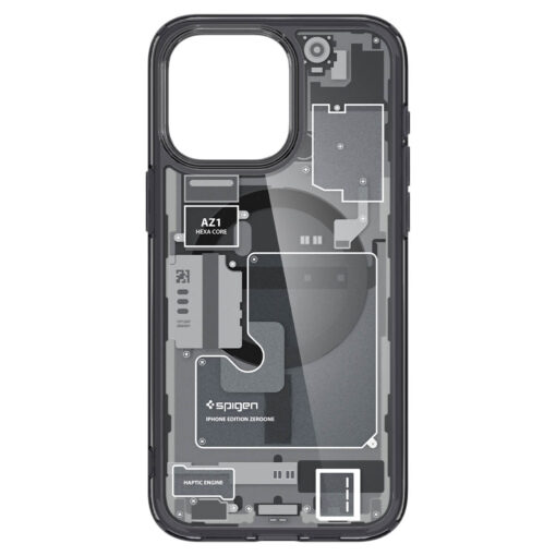 Kaitseümbris Ultra Hybrid Zero One MagFit, Apple iPhone 15 Pro, tumehalli ääre ja MagSafe ringiga, Spigen - Image 3