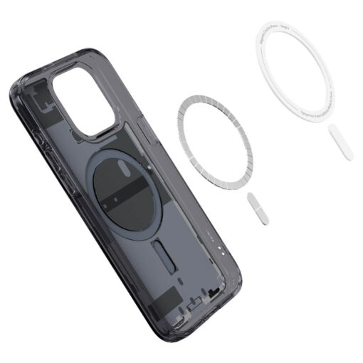 Kaitseümbris Ultra Hybrid Zero One MagFit, Apple iPhone 15 Pro, tumehalli ääre ja MagSafe ringiga, Spigen - Image 7