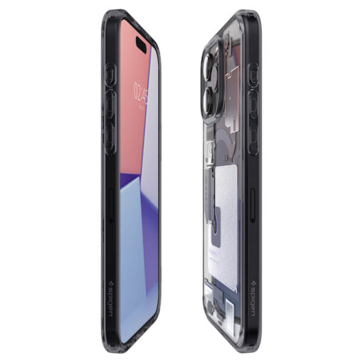 Kaitseümbris Ultra Hybrid Zero One MagFit, Apple iPhone 15 Pro, tumehalli ääre ja MagSafe ringiga, Spigen - Image 9