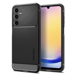 Kaitseümbris Rugged Armor, Samsung Galaxy A25 5G, must, Spigen