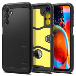 Kaitseümbris Tough Armor, Samsung Galaxy A15 / A15 5G, must, Spigen