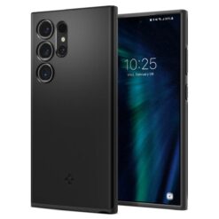 Kaitseümbris Thin Fit, Samsung Galaxy S24 Ultra, must, õhuke, Spigen
