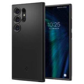 Kaitseümbris Thin Fit, Samsung Galaxy S24 Ultra, must, õhuke, Spigen