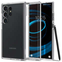 Kaitseümbris Ultra Hybrid, Samsung Galaxy S24 Ultra, läbipaistev, Spigen
