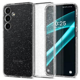 Kaitseümbris Liquid Crystal Glitter, Samsung Galaxy S24+, läbipaistev sädelusega, Spigen