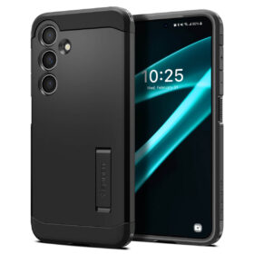 Kaitseümbris Tough Armor, Samsung Galaxy S24+, must, Spigen