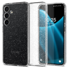 Kaitseümbris Liquid Crystal Glitter, Samsung Galaxy S24, läbipaistev sädelusega, Spigen