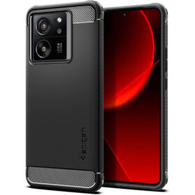 Kaitseümbris Rugged Armor, Xiaomi 13T / 13T Pro, must, Spigen