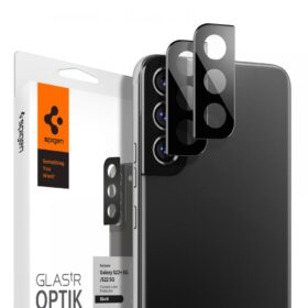 Tagakaamera kaitseklaas Optik Lens Protector, Samsung Galaxy S22 5G / S22+ 5G, komplektis 2tk, must, Spigen