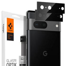 Tagakaamerate kaitseklaas Optik Lens Protector, Google Pixel 7, komplektis 2tk, must, Spigen