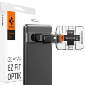 Tagakaamerate kaitseklaas EZ Fit Optik Lens Protector, Google Pixel 7a, komplektis 2tk, must, Spigen