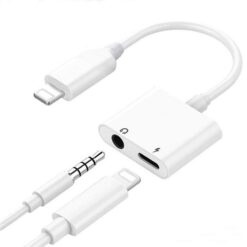 Adapter bluetooth ADP13 alates Lightning kuni Lightning + 3,5mm valge