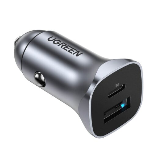 Autolaadija Ugreen CD130 USB-C/USB-A 30W hall - Image 2
