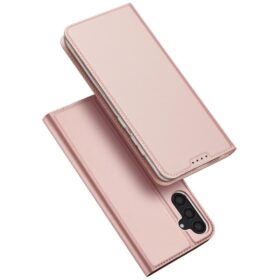 Kaitseümbris kaanega Skin Pro, Samsung Galaxy S24+, roosakuldne, Dux Ducis