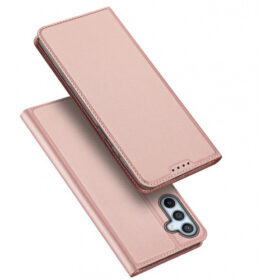 Kaitseümbris kaanega Skin Pro, Samsung Galaxy A54 5G, roosakuldne, Dux Ducis