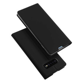 Kaitseümbris kaanega Skin Pro, Samsung Galaxy S10, must, Dux Ducis