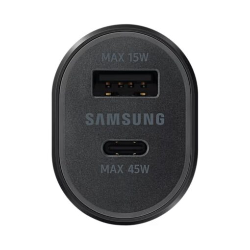 Autolaadija 60W Dual (adapter USB-C 45W + USB 15W, USB-C <-> USB-C kaabel 1m), Super Fast Charging 2.0 kiirlaadimine, Samsung - Image 2
