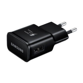 Toalaadija adapter USB juhtmele, 2A/15W, kiirlaadimine, must, Samsung