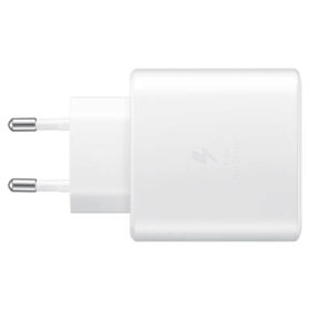 Toalaadija adapter USB-C juhtmele, 45W, valge, Super Fast Charging 2.0 kiirlaadimine, Samsung