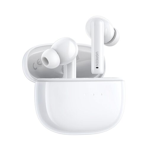 Juhtmevabad kõrvaklapid Ugreen WS106 HiTune T3 Active Noise-Cancelling Earbuds valge