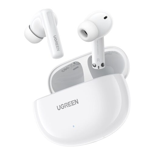 Juhtmevabad kõrvaklapid Ugreen WS200 HiTune T6 Active Noise-Cancelling Earbuds valge - Image 2