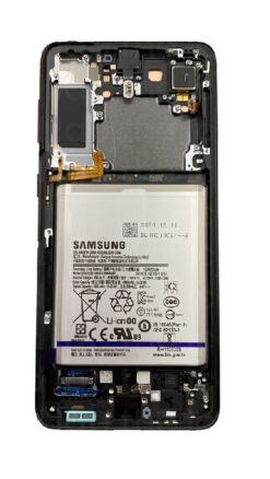 LCD screen Samsung G996 S21 Plus with touch screen and frame Phantom Black original (service pack)