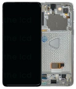 LCD screen Samsung G996 S21 Plus with touch screen and frame Phantom Silver original (service pack)