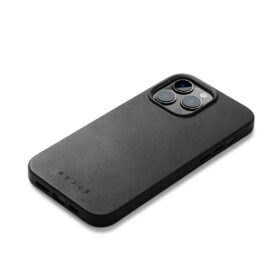 Kaitseümbris Apple iPhone 14 Pro Max, must, MagSafe, naturaalsest nahast, Mujjo
