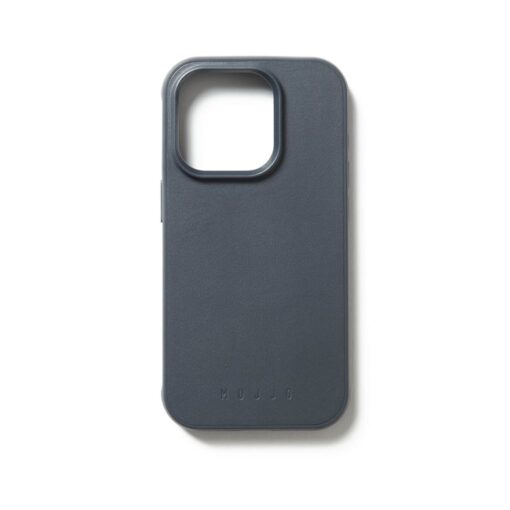 Kaitseümbris Shield Case, Apple iPhone 15 Pro, sinakashall, MagSafe, naturaalsest nahast tagaküljega, Mujjo - Image 6