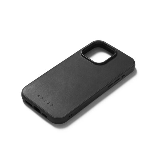 Kaitseümbris Shield Case, Apple iPhone 15 Pro Max, must, MagSafe, naturaalsest nahast tagaküljega, Mujjo - Image 10