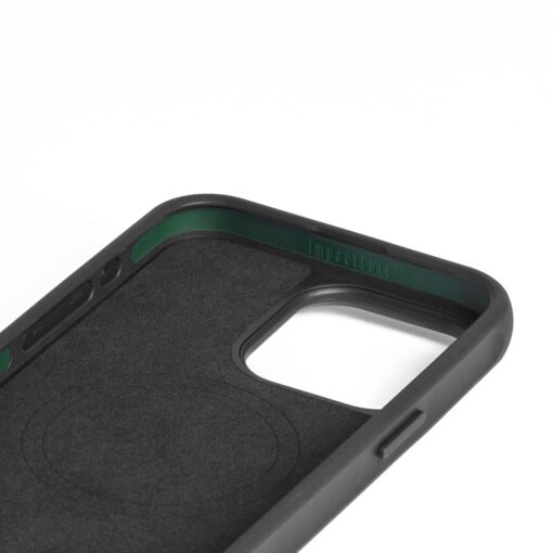 Kaitseümbris Shield Case, Apple iPhone 15 Pro Max, must, MagSafe, naturaalsest nahast tagaküljega, Mujjo - Image 5