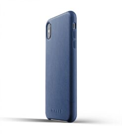 Kaitseümbris Apple iPhone Xs Max, naturaalsest nahast, sinine, Mujjo