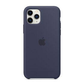 Kaitseümbris Silicone Case, Apple iPhone 11 Pro, silikoonist, tumesinine, Apple