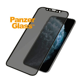 Ekraanikaitseklaas Apple iPhone 11 Pro / X / Xs, ümbrisesõbralik, must, privaatsusfiltriga, PanzerGlass