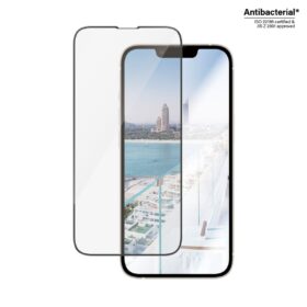 Kaitseklaas peegeldumisvastane, Apple iPhone 14 / 13 / 13 Pro, musta äärega, PanzerGlass