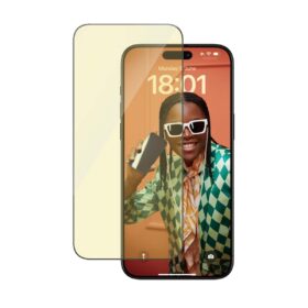 Kaitseklaas silmasõbralik Apple iPhone 15 Pro Max, peegeldumise ja sinise valguse vastane, Ultra-Wide Fit, PanzerGlass