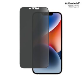 Kaitseklaas privaatsusfiltriga, Apple iPhone 14 / 13 / 13 Pro, musta äärega, PanzerGlass