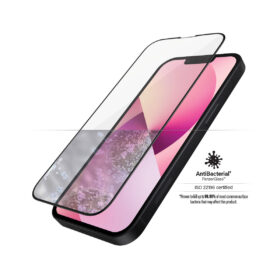 Kaitseklaas Apple iPhone 13 mini, ümbrisesõbralik, musta äärega, PanzerGlass