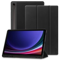 Kaitsekaaned SmartCase Pen, Samsung Galaxy Tab S10 FE / Tab S9 FE, must, Tech-Protect