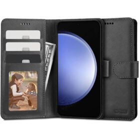 Kaitseümbris kaanega Wallet, Samsung Galaxy S23 FE, must, Tech-Protect