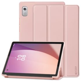 Kaitsekaaned SmartCase, Lenovo Tab M9, roosakuldne, Tech-Protect