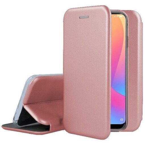 Telefoniümbris Book Elegance Samsung A057 A05s roosa-kuld
