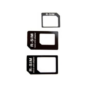 SIM-kaardi adapterite komplekt, Nano -> Micro, Nano -> SIM, Micro -> SIM, nõel, Xqisit
