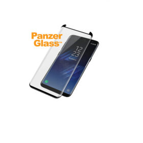 Ekraanikaitseklaas Samsung Galaxy S8, ümbrisesõbralik, must, PanzerGlass