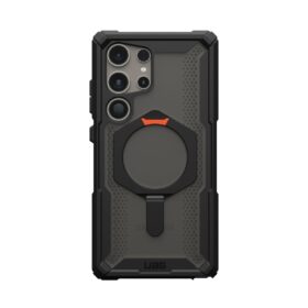 Kaitseümbris Plasma XTE, Samsung Galaxy S24 Ultra, must/oranž, tugijalaga, Urban Armor Gear (UAG)