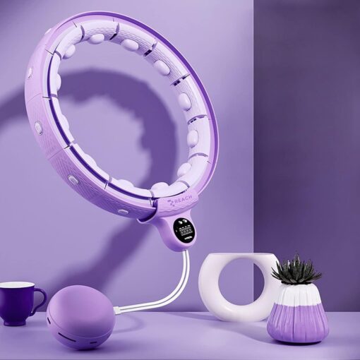 Masseeriv hularõngas Reach Smart Hula Hoop TEZ1 lillakas - Image 5
