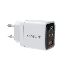 Laadija Choetech PD6052 35W USB-C/USB-A valge